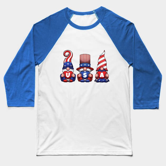 USA Baseball T-Shirt by JLD designs